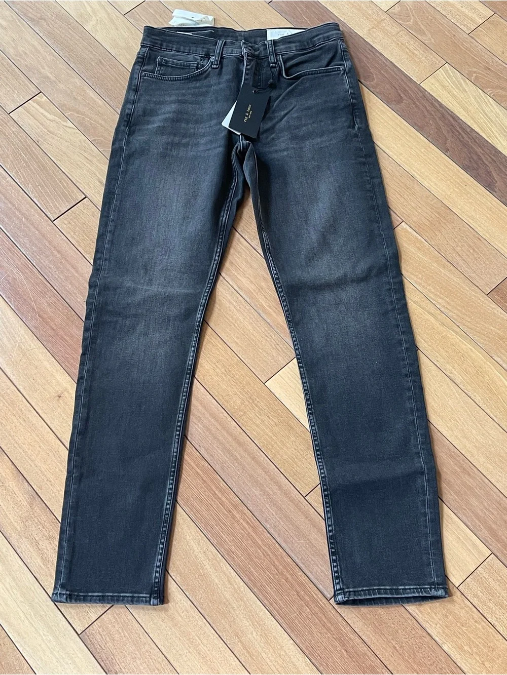 NWT Rag & Bone Fit 2 Wylie Loopback Slim Jeans Men’s 30x32 Charcoal